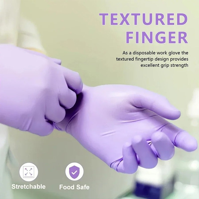 50/100pcs Purple Nitrile Glove - Exam Glove Nitrile recension och pris