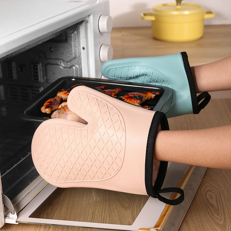 2pcs heat insulation gloves, a - Oven Mitt Silicone recension och pris