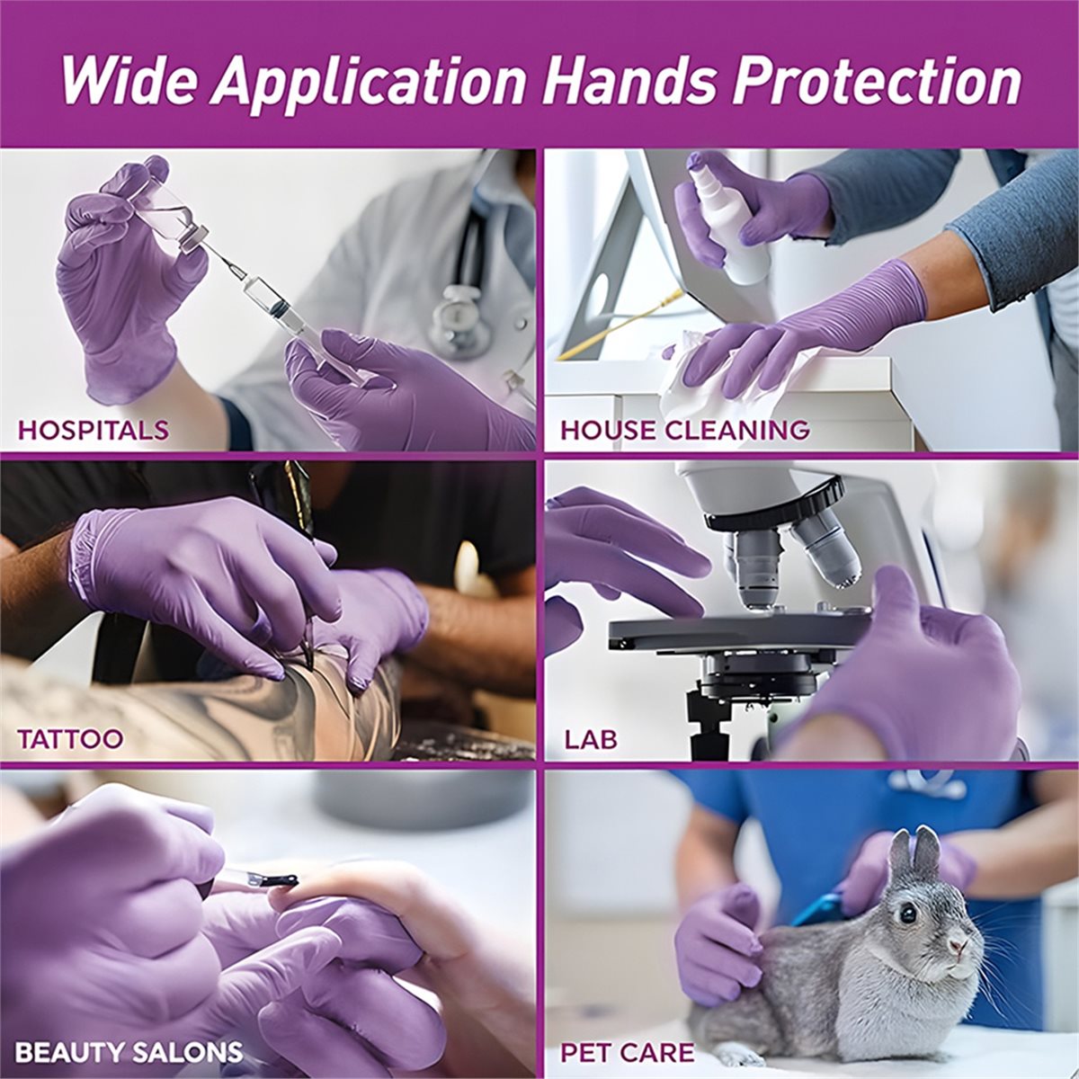 A78I 100pcs Nitrile Exam Glove - Exam Glove Nitrile recension och pris