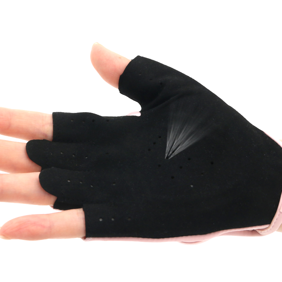 Women Pink Half Finger Fitness - Workout Glove Gym recension och pris