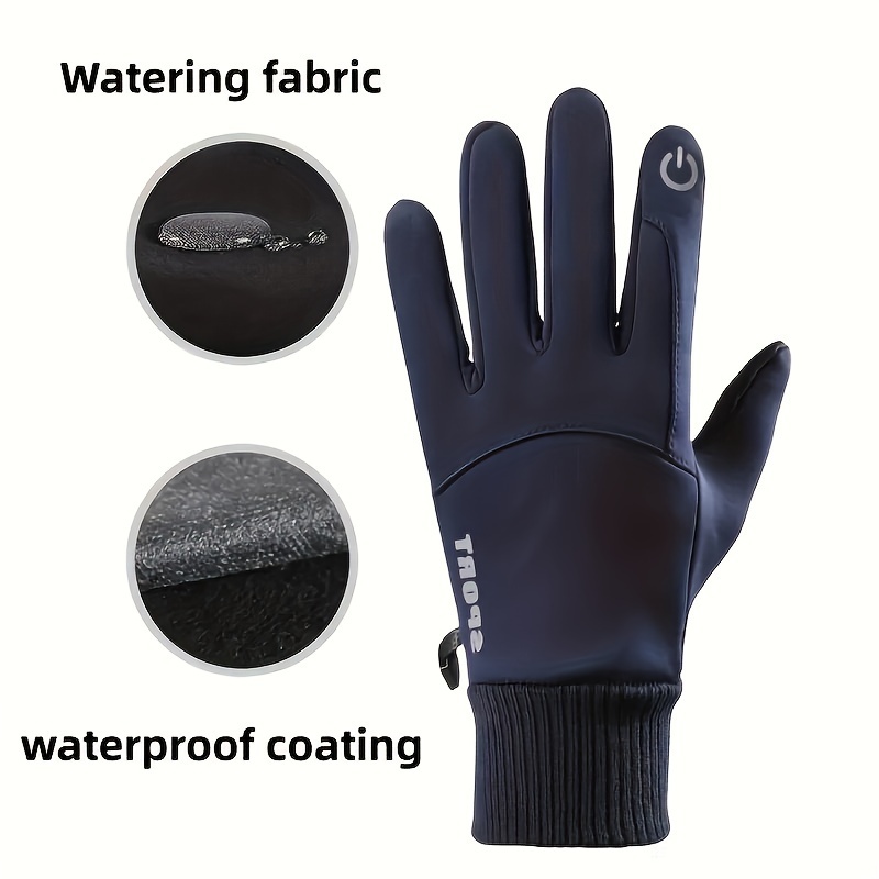Winter Cycling Gloves Windproo - Ski Glove Waterproof recension och pris