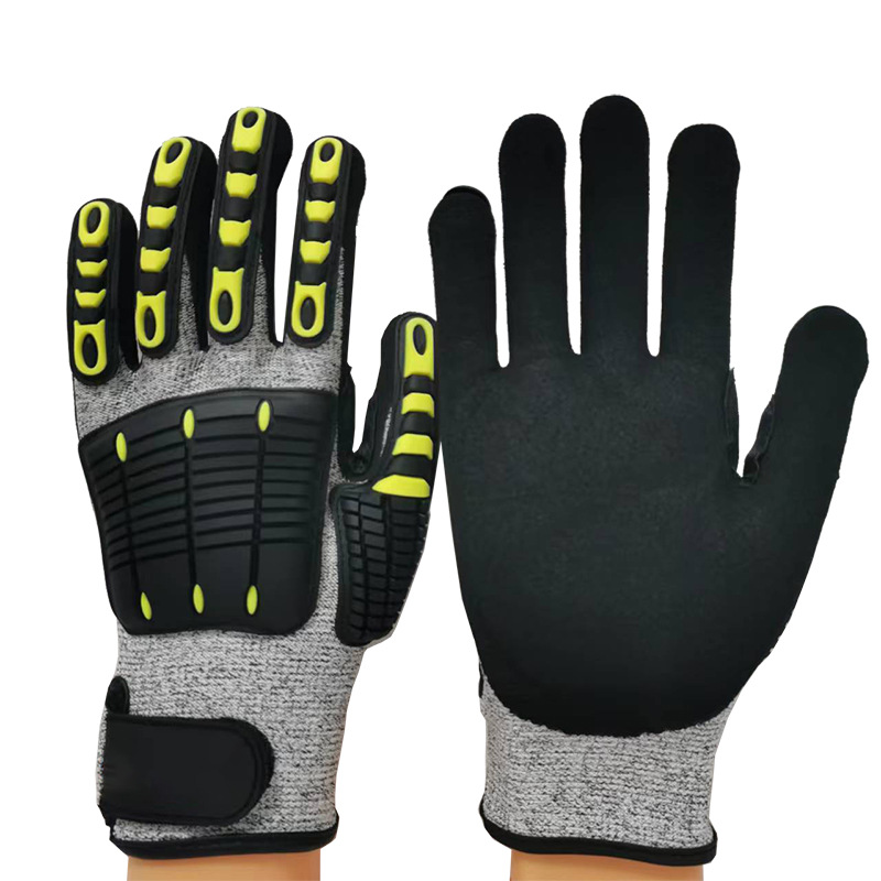 Anti Vibration Gloves SBR Padd - Work Glove Impact recension och pris