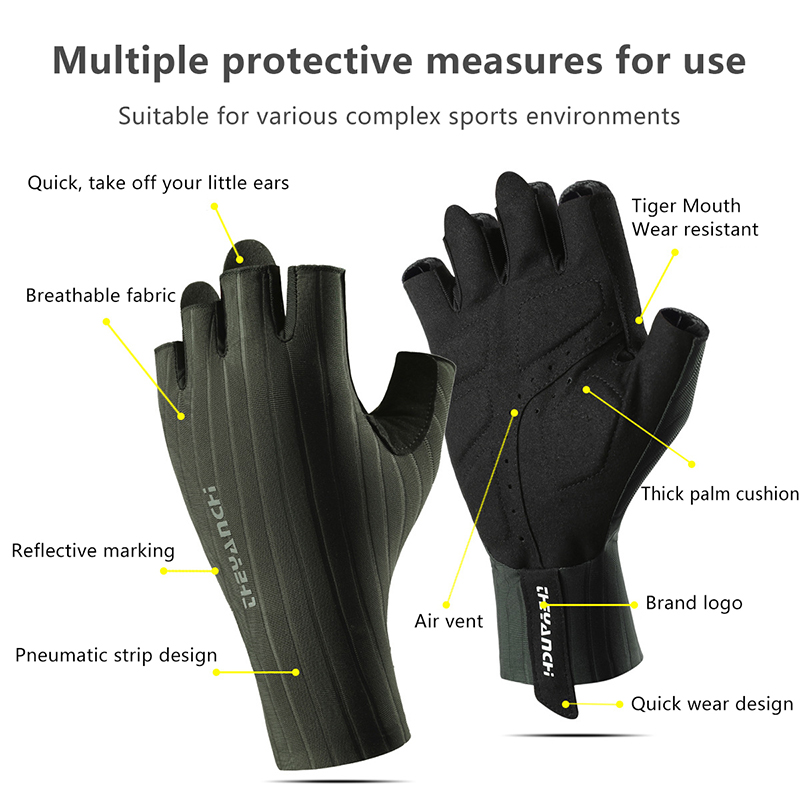 Summer Breathable Half Finger  - Cycling Glove Padded recension och pris