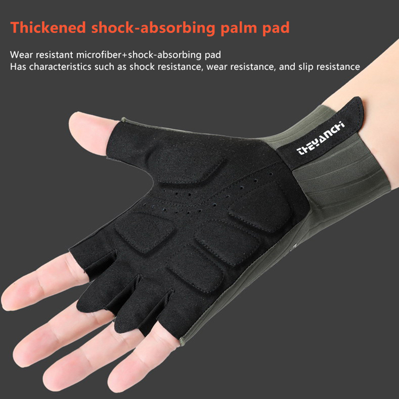 Summer Breathable Half Finger  - Cycling Glove Padded recension och pris