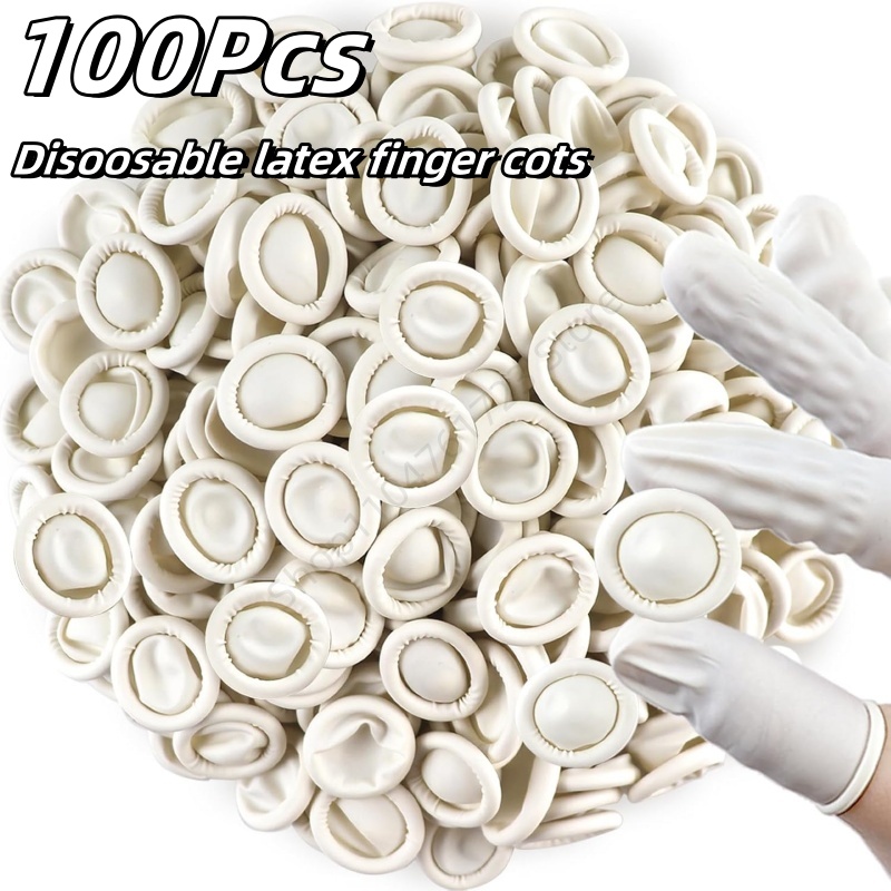 100Pcs Disposable Finger Cover - Latex Disposable Glove recension och pris