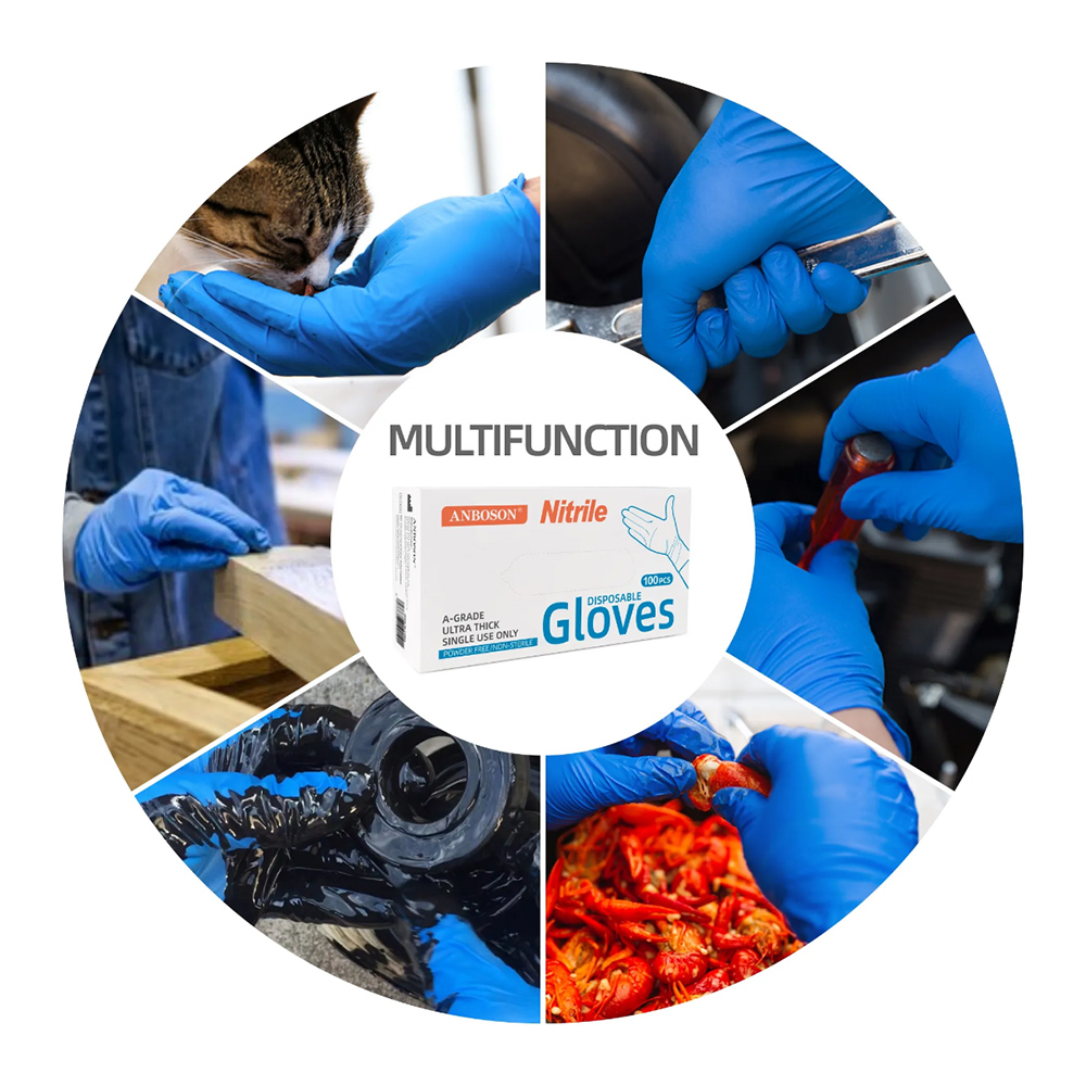 Nitrile Exam Gloves-Blue Latex - Exam Glove Nitrile recension och pris