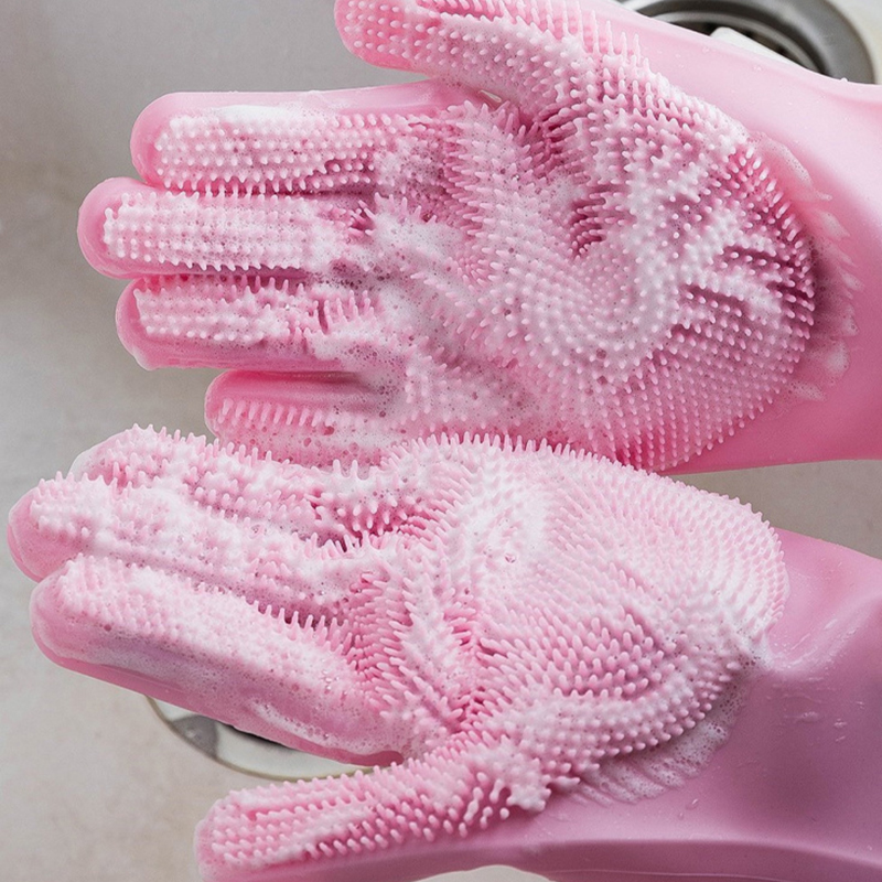Dishwashing Cleaning Gloves Ma - Dish Glove Rubber recension och pris