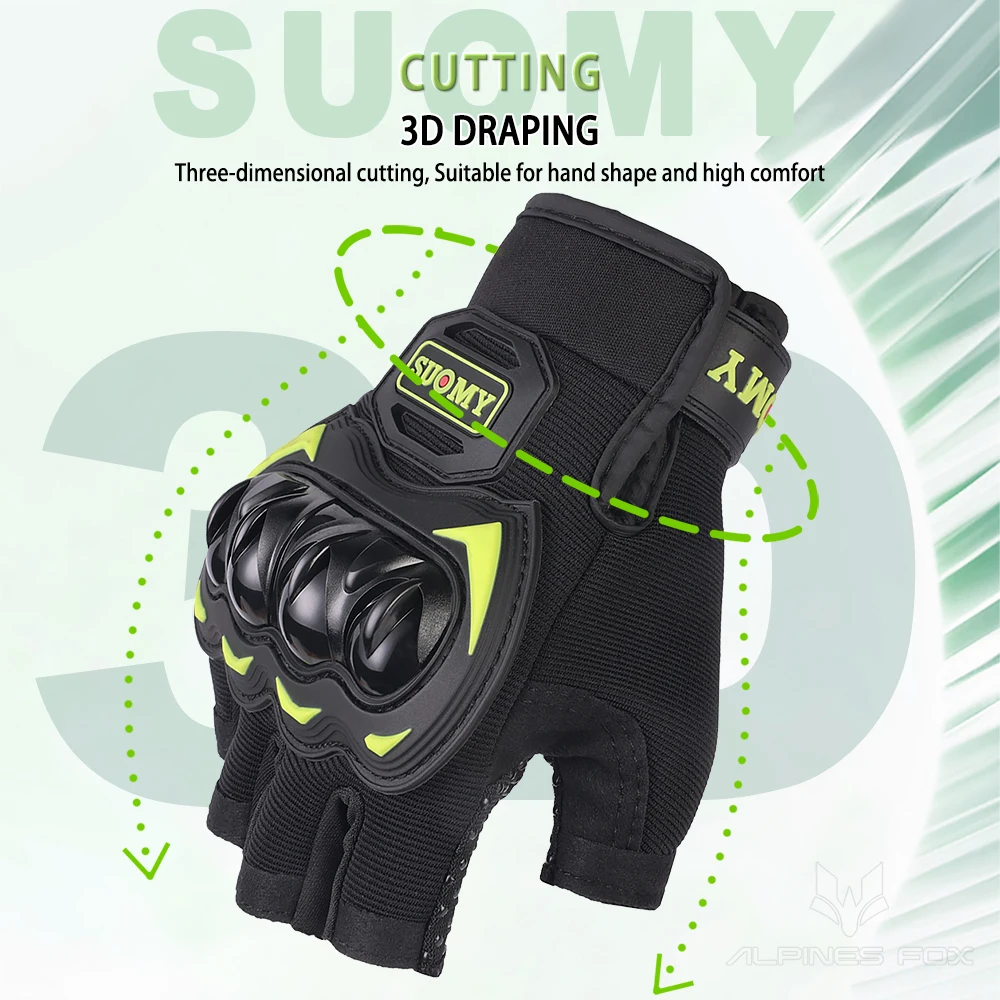 SUOMY Summer Motorcycle Gloves - Cycling Glove Padded recension och pris